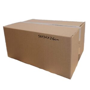 CAJA DE CARTON DE 56X36X26CM C/S