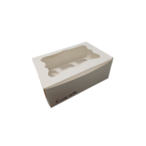 Caja para 6 cup cake